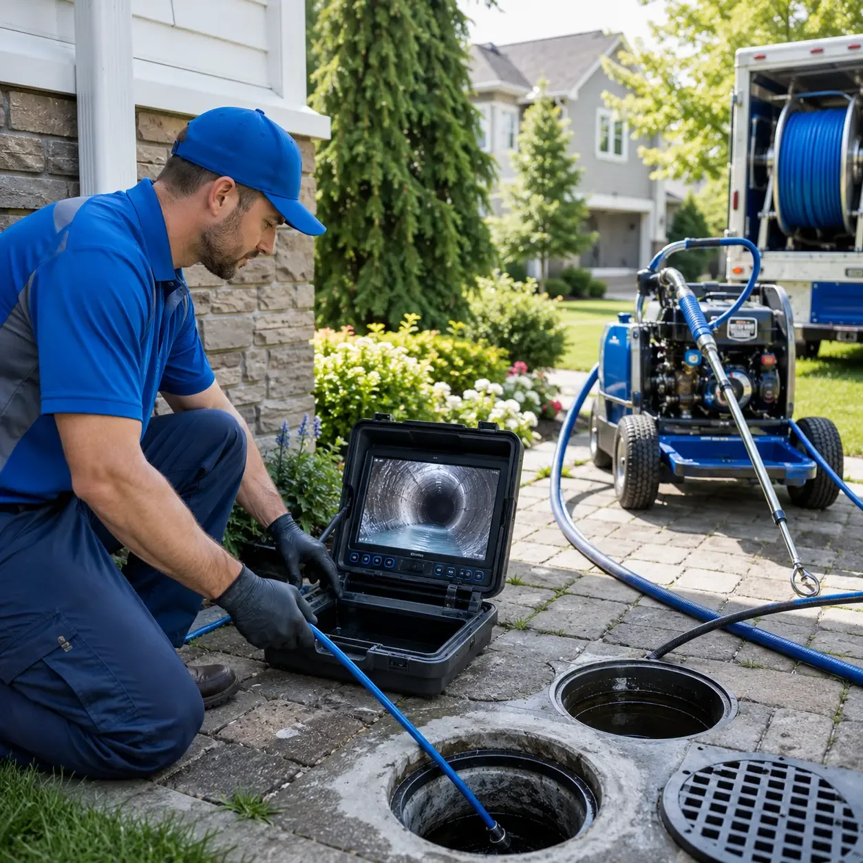 Outdoor drain cleaning professionals serving George West, TX