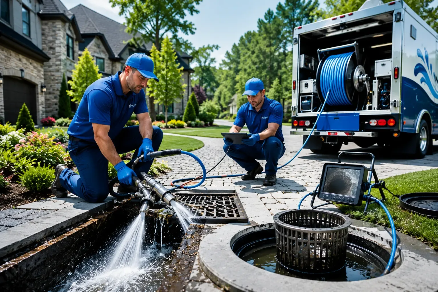 Local outdoor drain cleaning professionals in George West, TX